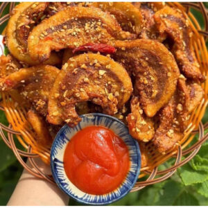 Ba Chỉ Sốt Mắm Tỏi